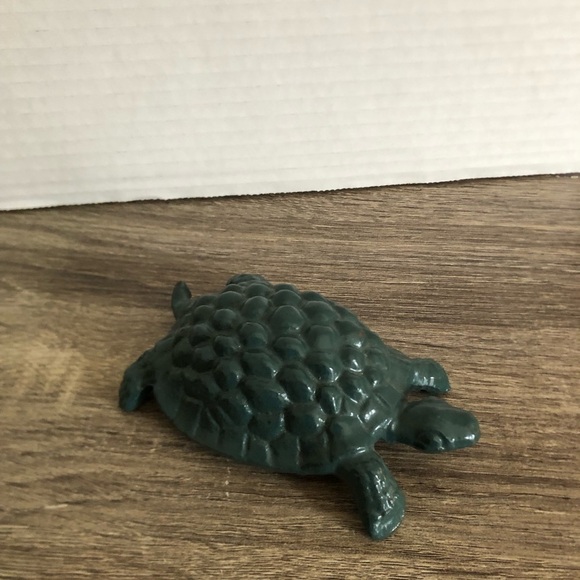 Vtg Cast Metal Turtle Paperweight - Picture 3 of 14